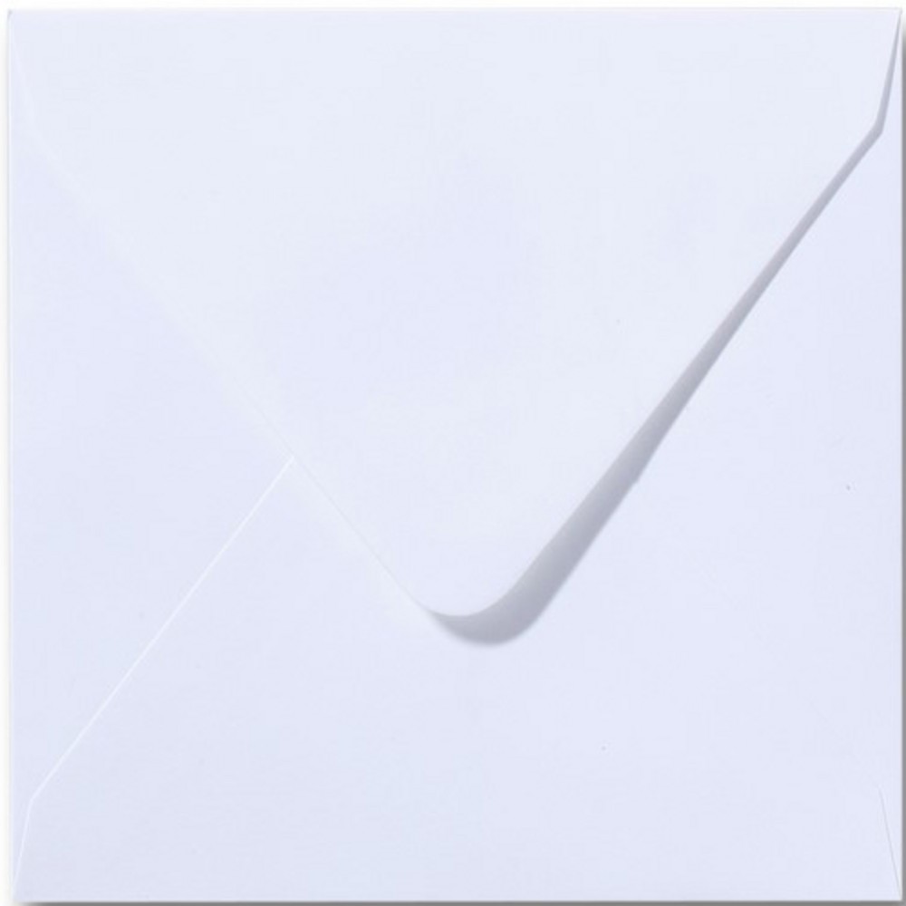 Envelop wit 11,3 x 11,3 cm