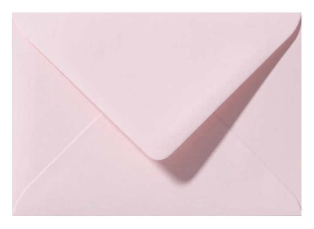 Envelop Lichtroze 12x18
