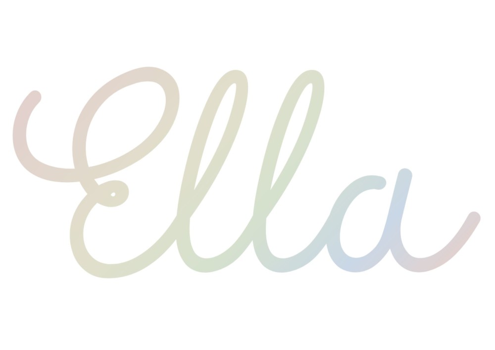Geboortekaartje Ella - minimalistisch en persoonlijk met foliedruk