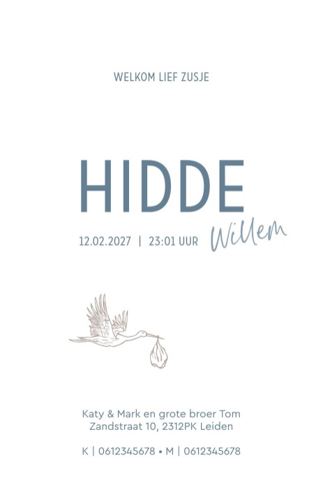 kaart achterzijde