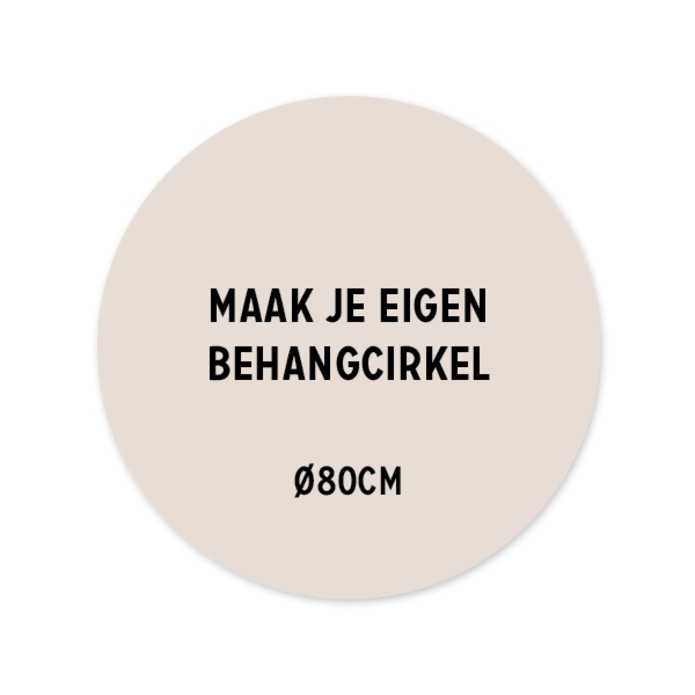 Behangcirkel ø80cm