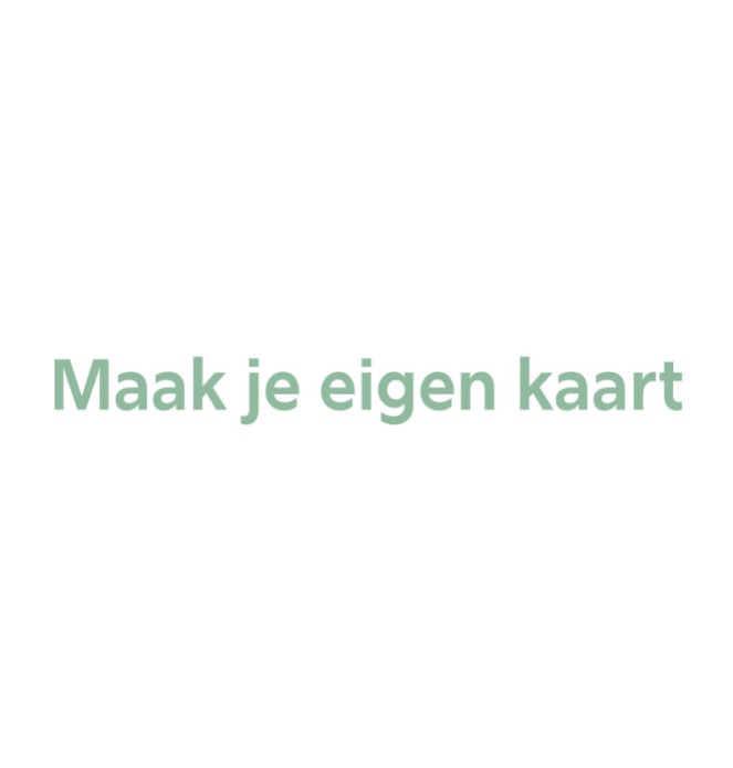 Maak zelf je kaartje op 13x13 dubbel
