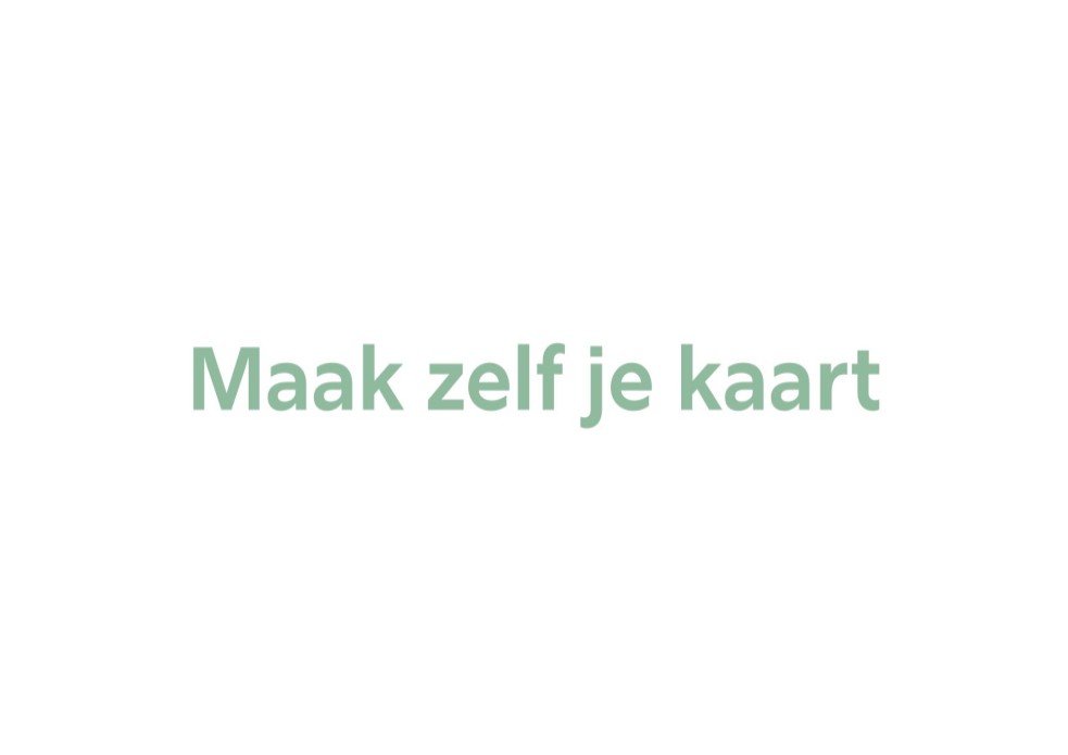 Maak zelf je kaartje op 15x10 dubbel