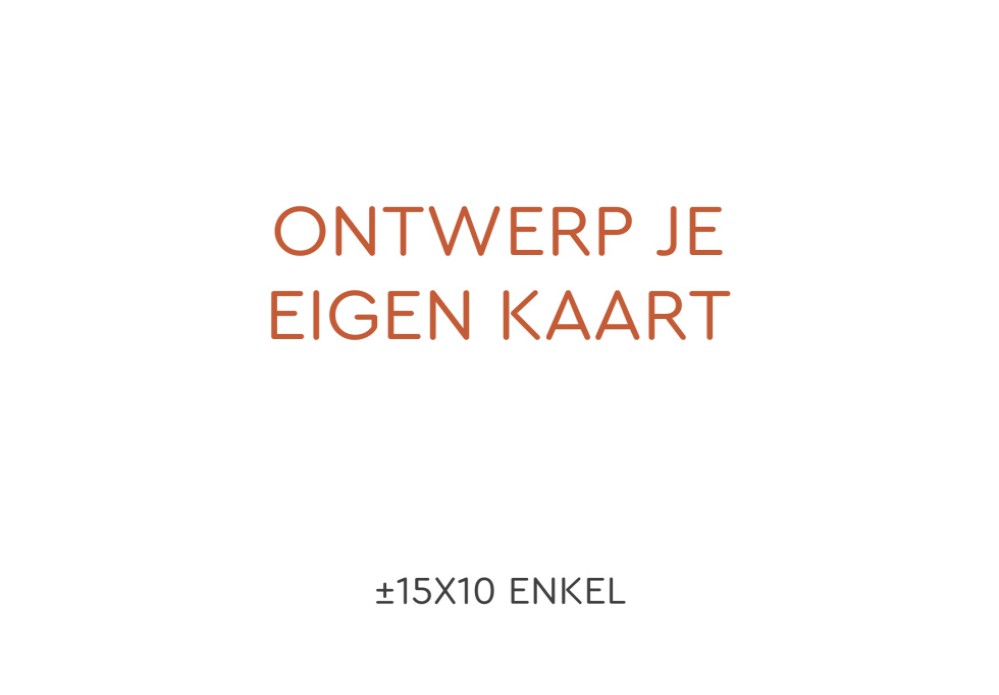 Maak je eigen ontwerp | ±15,5x10,5