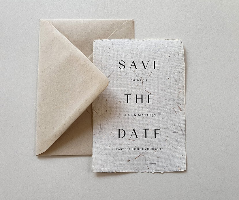 Save the date typografisch