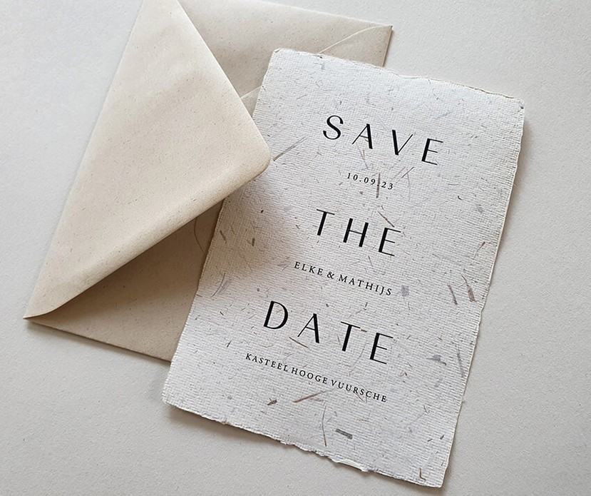 Save the date typografisch