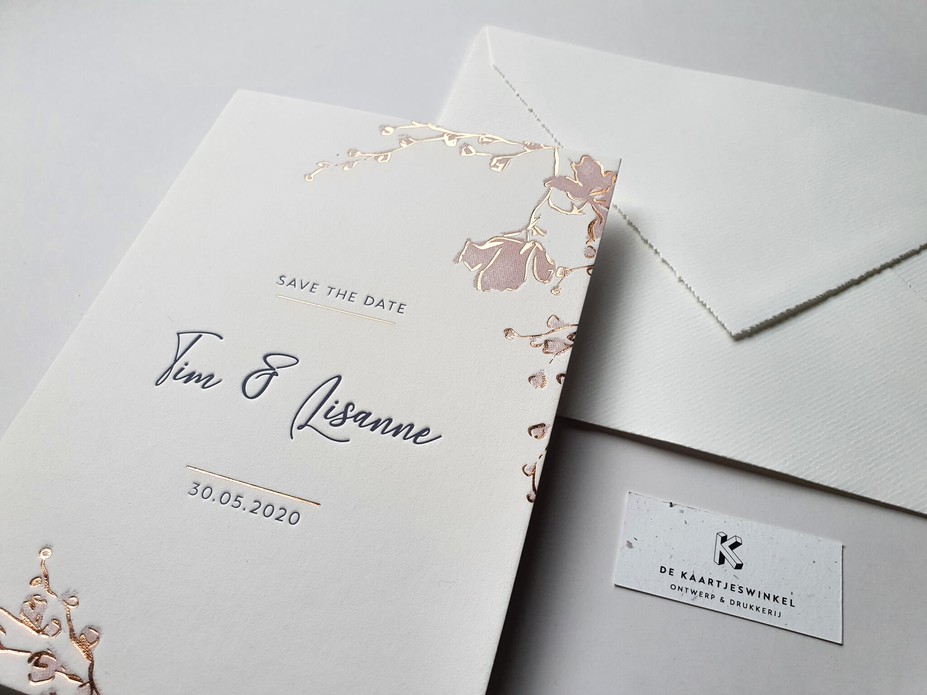Save the date Lisanne & Tim