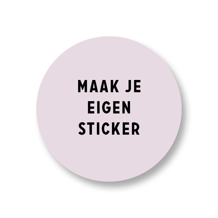 Sluitsticker DIY - 35 per vel