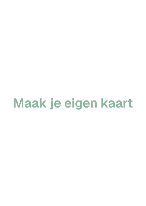 Maak zelf je kaartje op A5 enkel